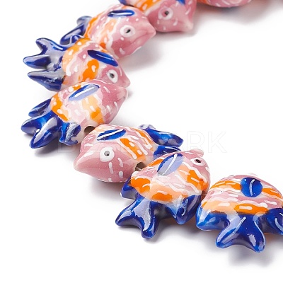 Handmade Porcelain Beads PORC-G002-54H-1