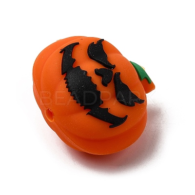 Halloween Silicone Focal Beads LS-SIL-P011-01D-1