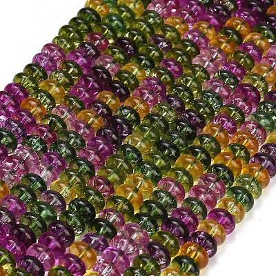 Dyed Imitation Gemstone Glass Beads Strands GL-Z001-03A-04-1