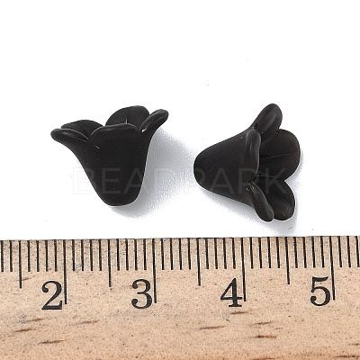 Frosted Flower Acrylic Beads X-FACR-5332-12A-1