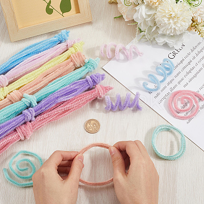 7 Colors DIY Plush Sticks FIND-WH20019-101D-1