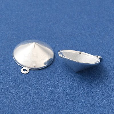 Ion Plating(IP) 304 Stainless Steel Pendant Pointed Back Rhinestone Settings STAS-U025-05E-S-1