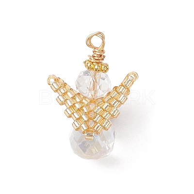 Glass Pendants PALLOY-MZ00955-1