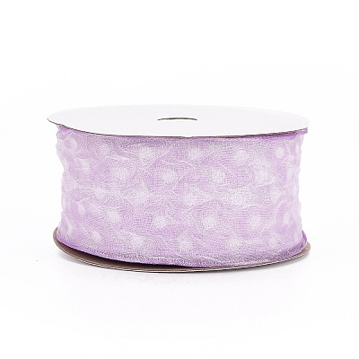 20 Yards Polyester Mesh Ribbon SRIB-P021-E01-1
