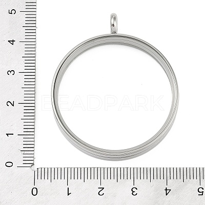 304 Stainless Stee Locket Pendants STAS-S132-16P-06-1