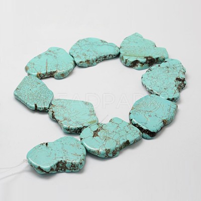 Natural Magnesite Beads Strands G-P228-29-1