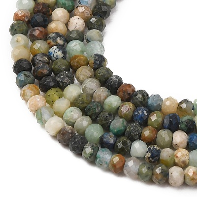 Natural Chrysocolla and Lapis Lazuli Beads Strands GG-CBA9631-C03-03A-1