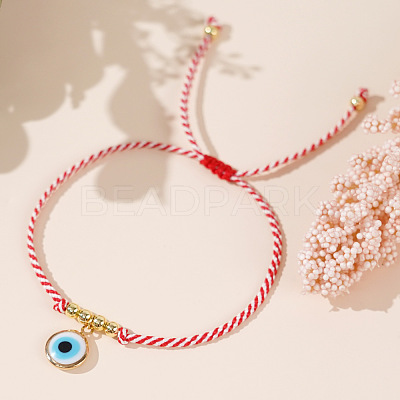 Bohemian Style Adjustable Nylon Cord Braided Bracelets for Women Men PY6611-1