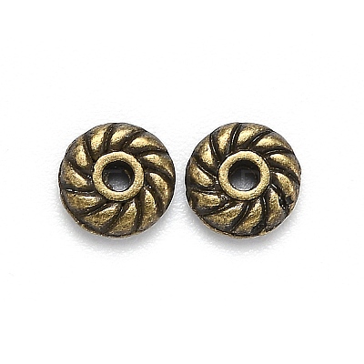 Tibetan Style Alloy Spacer Beads K0P9F071-1
