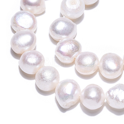 Natural Cultured Freshwater Pearl Beads Strands PEAR-N014-08E-1