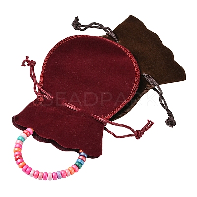 30Pcs 6 Colors Velvet Bags TP-FS0001-03B-1
