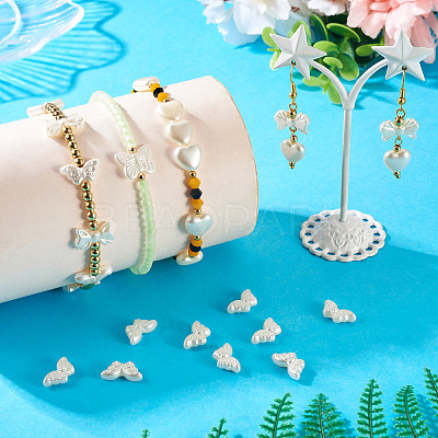 200Pcs ABS Imitation Pearl Beads OACR-TA0003-84D-1