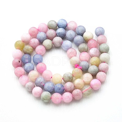 Natural Quartz Beads Strands G-N355-6mm-74-1