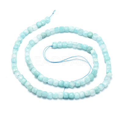 Natural Amazonite Beads Strands G-D0003-B11-1