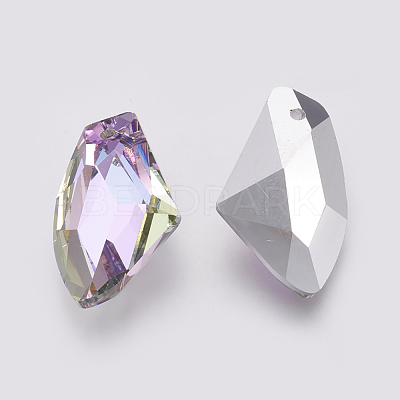 K9 Glass Rhinestone Pendants GLAA-K034-D02-1