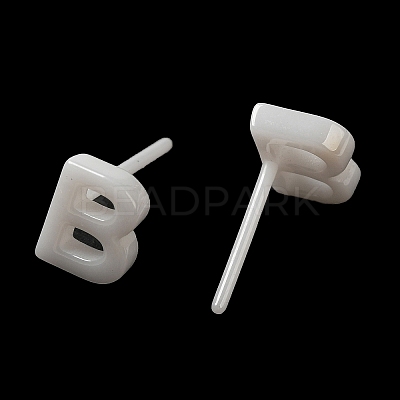 Hypoallergenic Bioceramics Zirconia Ceramic Stud Earrings EJEW-F340-04B-1