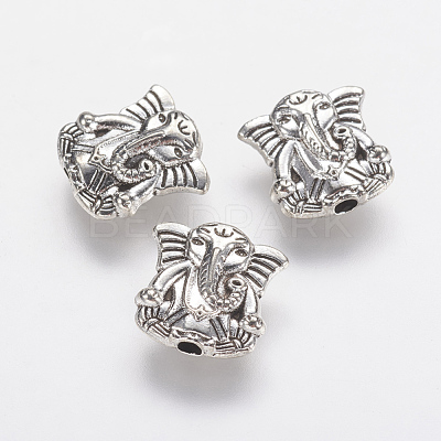 Tibetan Style Alloy Beads X-PALLOY-F202-27AS-1