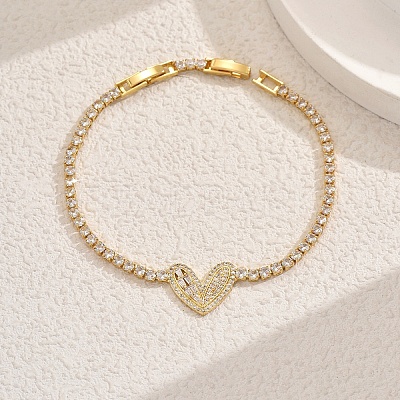 Elegant Brass Charm Bracelets OR7420-5-1