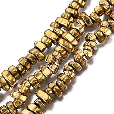 Electroplate Non-magnetic Synthetic Hematite Beads Strands X-G-T061-102L-1