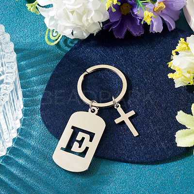 1Pc Stainless Steel Keychains KEYC-TADJ0001-08E-1