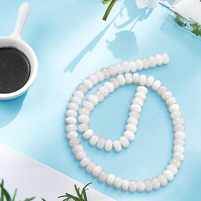 2 Strands Natural White Jade Beads Strands G-PA0002-02B-1