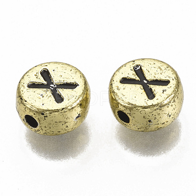 Plating Acrylic Beads X-PACR-CD0001-X-1
