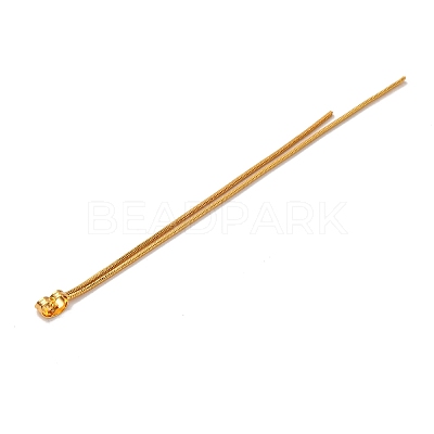 Brass Snake Chain Ear Nuts KK-G510-14G-1