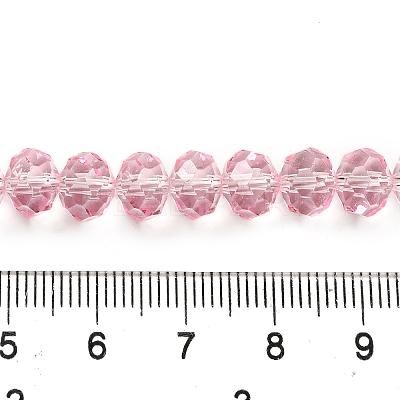 Transparent Baking Paint Glass Beads X1-DGLA-A034-T8mm-D09-1