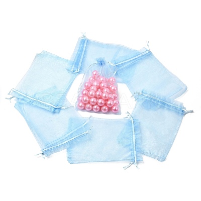 Organza Gift Bags with Drawstring OP-R016-13x18cm-08-1