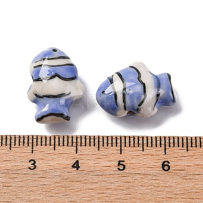 Handmade Porcelain Beads PORC-R002-01C-1