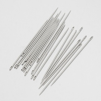 Carbon Steel Sewing Needles AJEW-L037-06-1