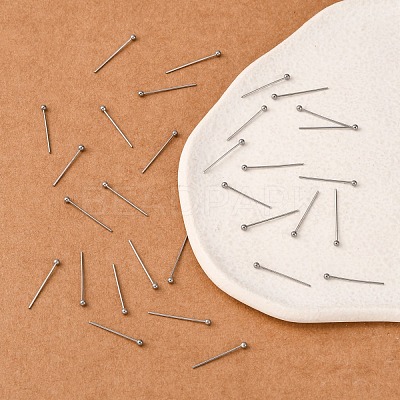 Tarnish Resistant 304 Stainless Steel Ball Head Pins STAS-K146-045-18x0.6mm-1