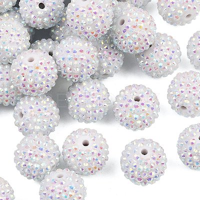 AB-Color Resin Rhinestone Beads RESI-S315-18x20-16-1