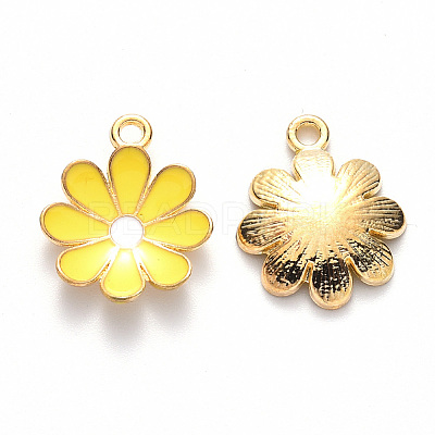 Alloy Enamel Pendants ENAM-S121-116-G-1