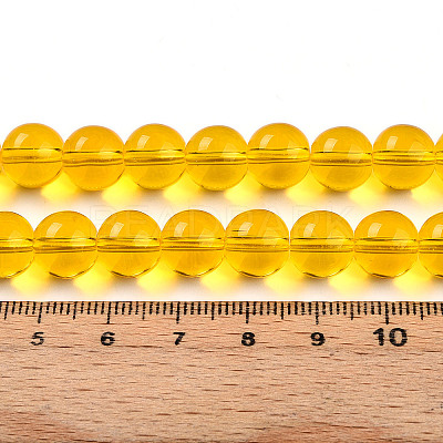 Transparent Glass Beads Strands LS-GLAA-T032-T10mm-24-1