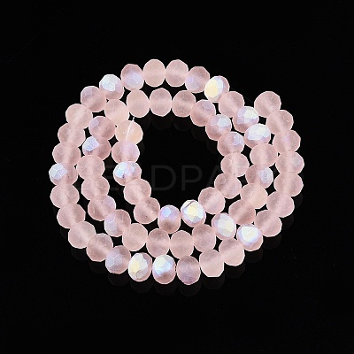 Transparent Glass Beads Strands LS-EGLA-A044-T8mm-MB22-1