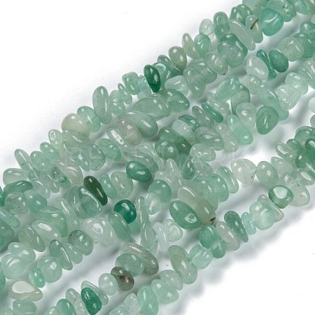 Natural Green Aventurine Beads Strands G-G011-06-1