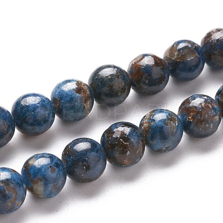 Natural Pegmatite Beads Strands G-F694-01A-6mm-1