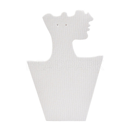 Cardboard Covered with Velvet Necklace & Earring Display Stands LS-ODIS-Q041-04A-02-1