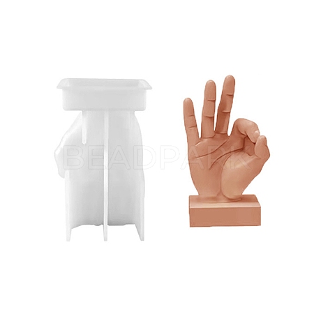 OK Gesture Display Silicone Molds DIY-I096-11-1