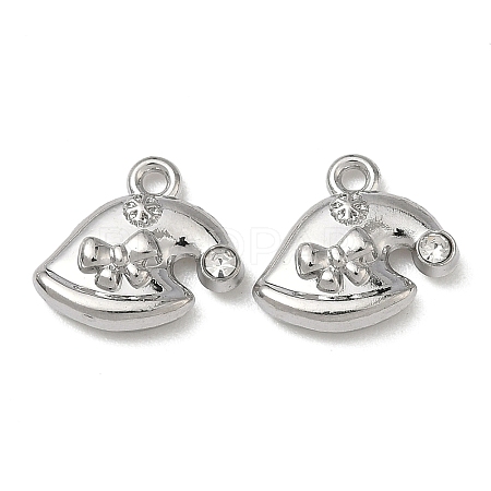 Christmas Alloy Crystal Rhinestone Pendants FIND-L026-01A-P-1