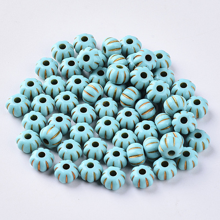 Acrylic Beads X-OACR-S029-115-1