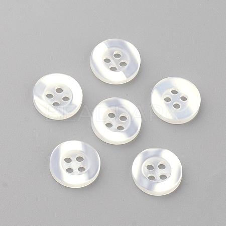 4-Hole Plastic Buttons BUTT-S020-11-11.5mm-1