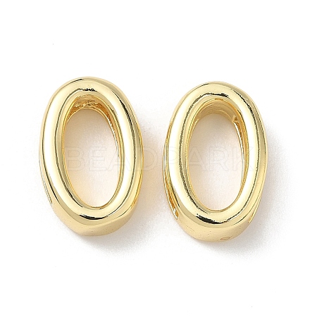 Brass Slide Charms KK-L253-15G-10-1