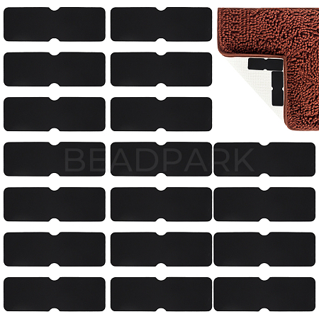 18Pcs Rectangle Polyurethane Carpet Non-Slip Mat DIY-BC0016-08-1