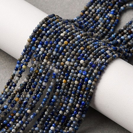 Natural Lapis Lazuli Beads Strands G-L629-B01-2mm-01-1