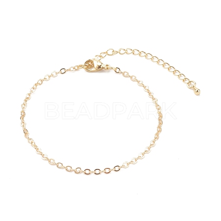 Brass Cable Chain Bracelets BJEW-JB06059-1