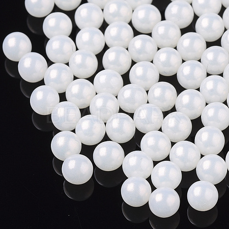 ABS Plastic Imitation Pearl Beads SACR-N005-C-02-1