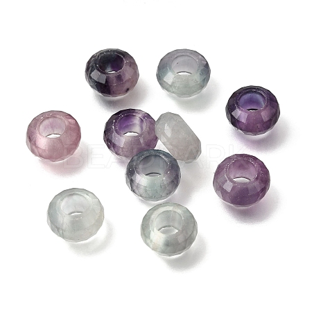 Natural Fluorite European Beads GG-NH0003-A06-1