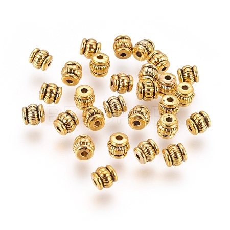 Tibetan Style Beads TIBEB-Q043-AG-LF-1